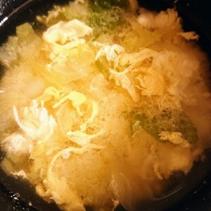 白菜たまごのお味噌汁